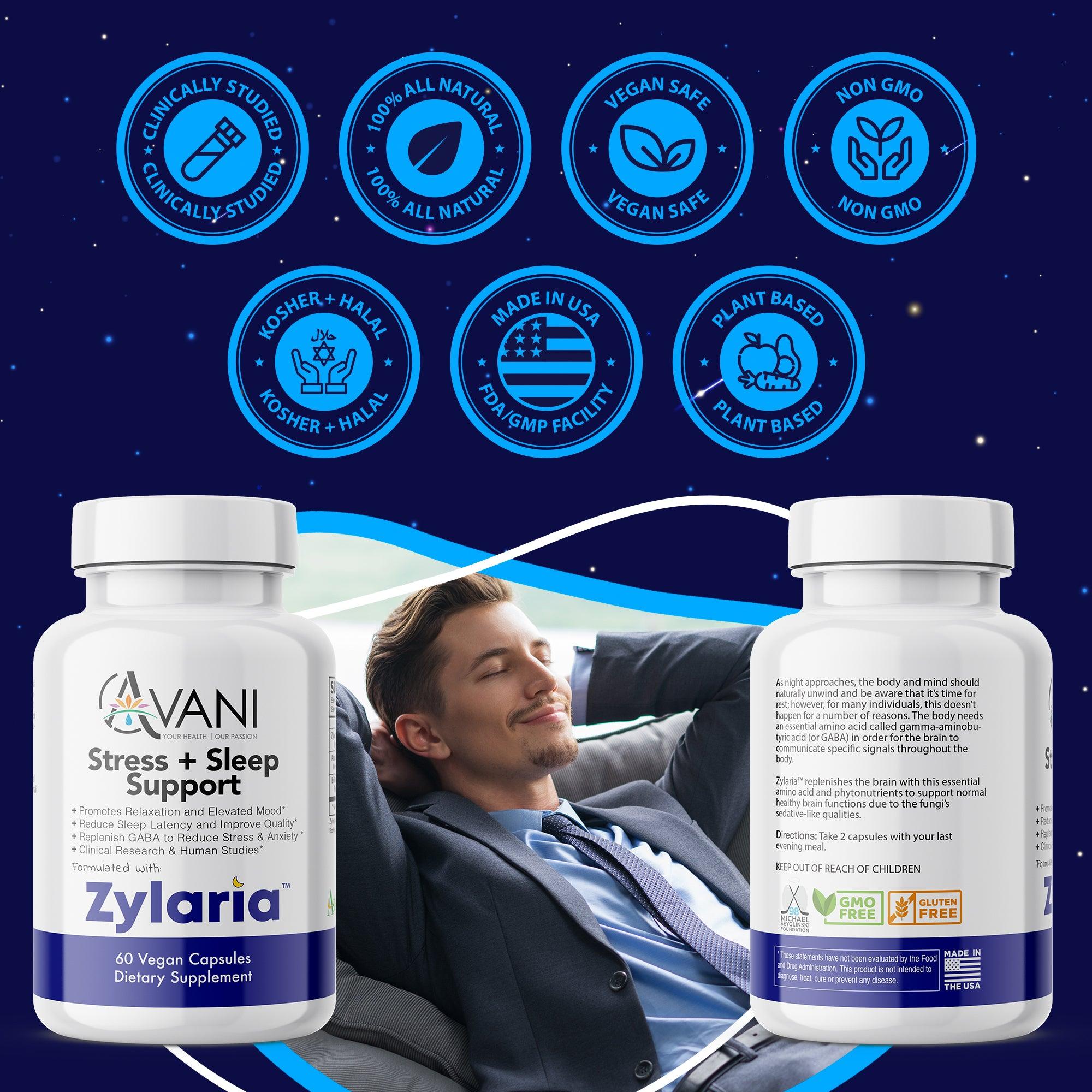 Zylaria® Stress + Sleep Support - Avani Wellness