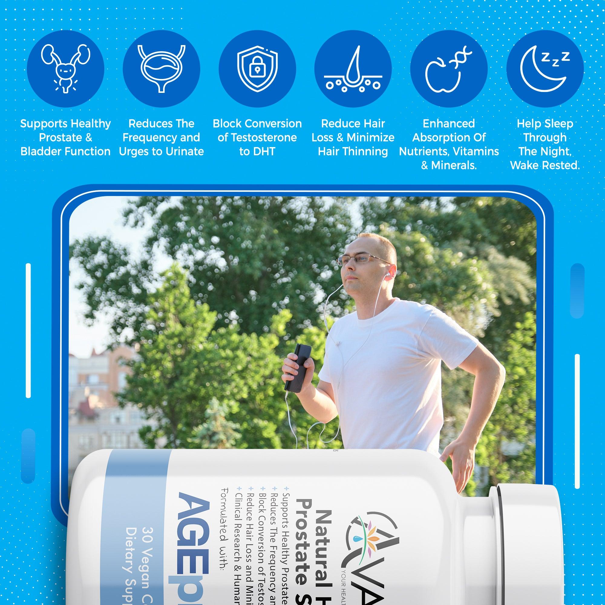 AGEprost® Natural Herbal Prostate Support - Avani Wellness