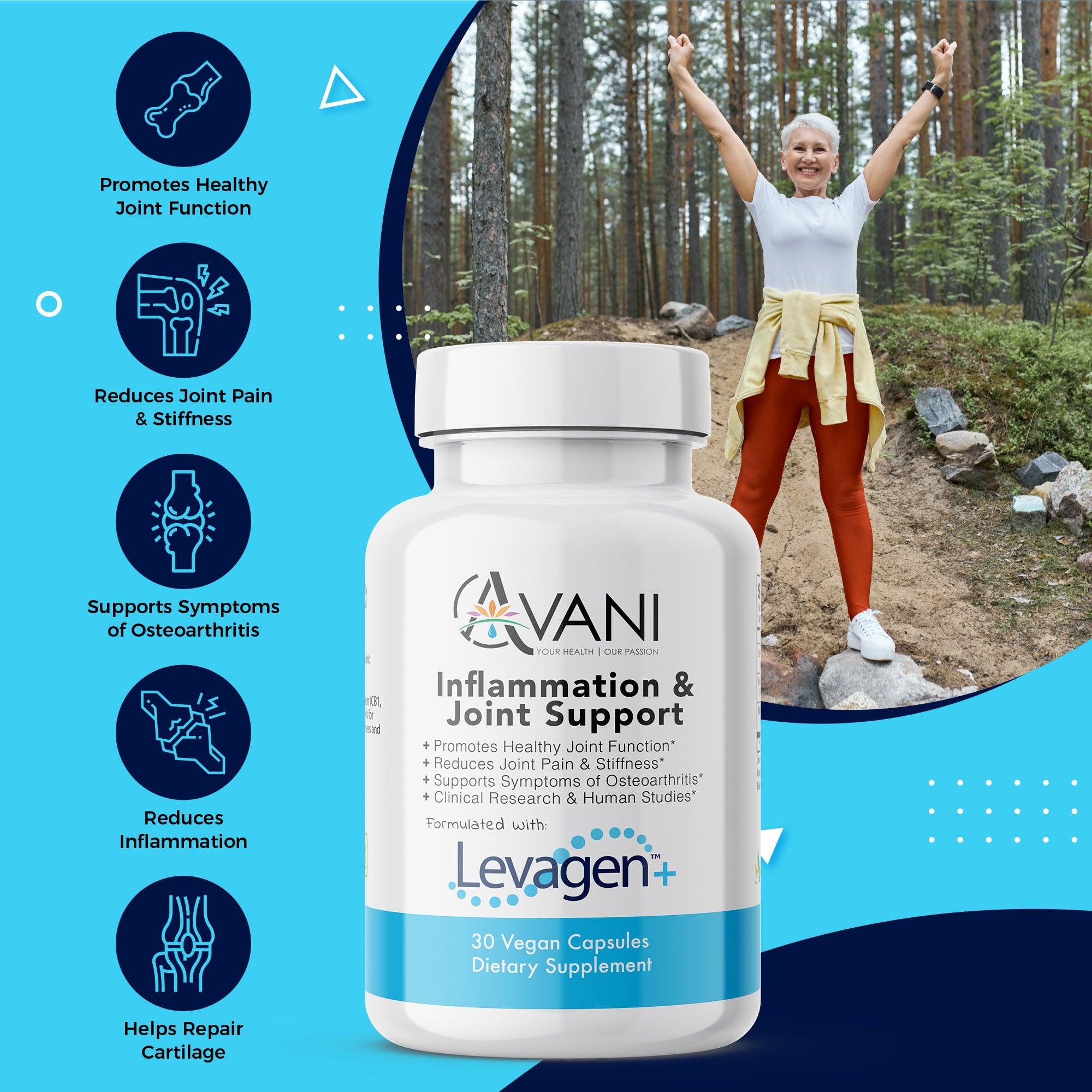 Levagen+® Inflammation + Joint Support - Avani Wellness