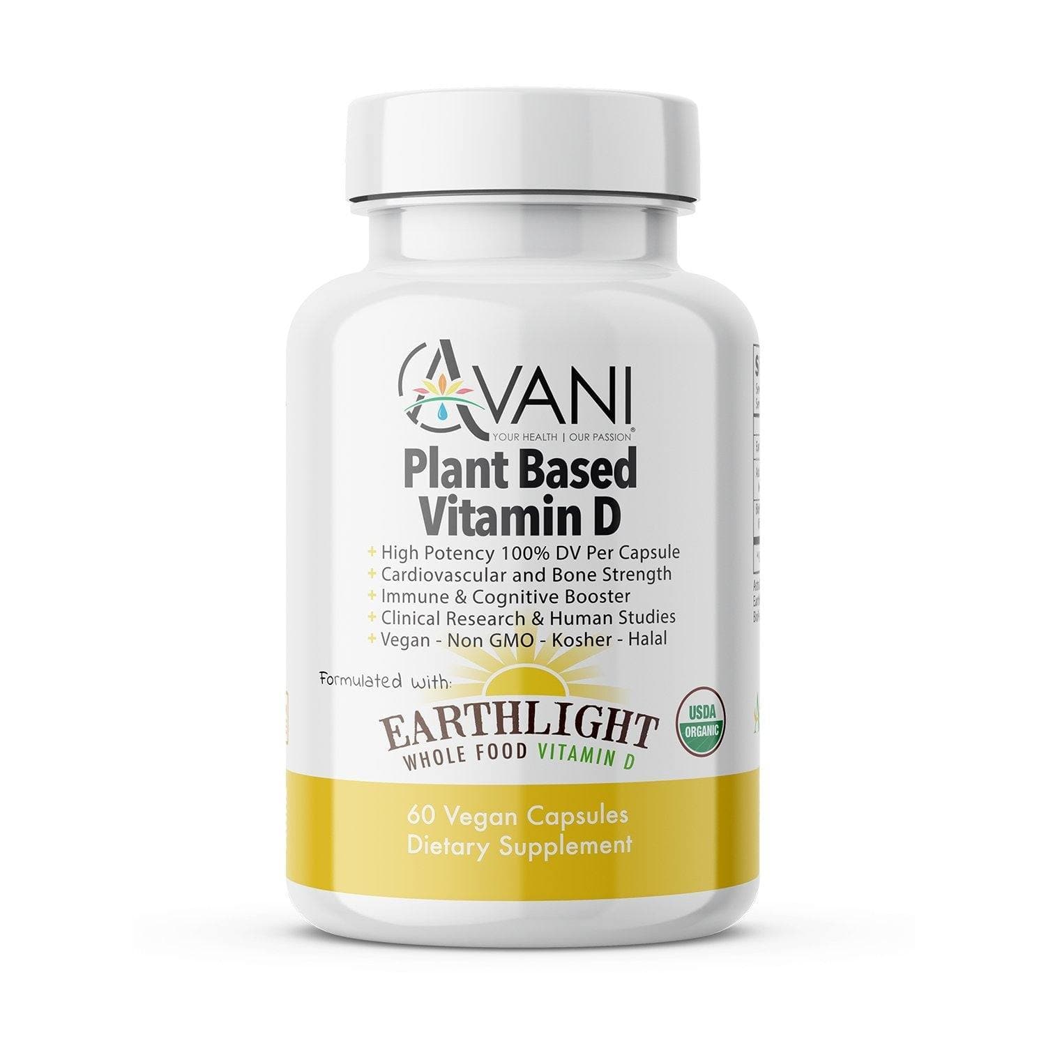 Earthlight® Plant Based Vitamin D - Avani Wellness